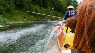 景観が良く気持ち良い川下り