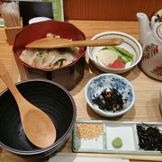 お茶漬け、朝御飯に良いです