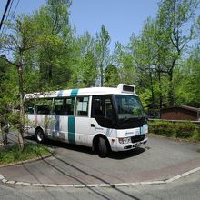 市民の森行き臨時バス