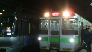 よく遅れる。がんばれJR北海道