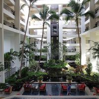 ホテル内の吹き抜け