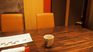 落ち着いて話ができる