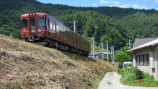 車窓を楽しむ列車