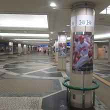 広島駅南口地下広場