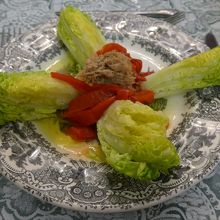 前菜の白菜サラダ