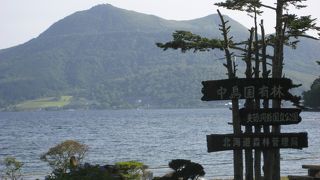 遊覧船で行った洞爺湖の中の小島がよかった。