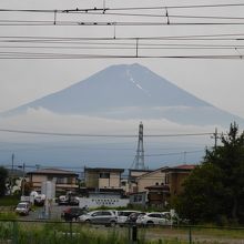 河口湖駅からの富士山