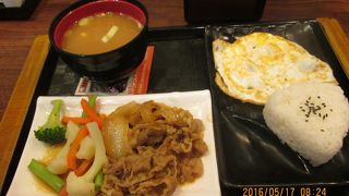 朝食で利用しました