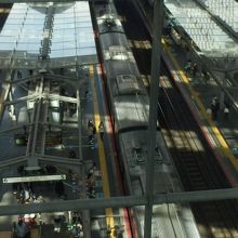 時空広場から観たＪＲ大阪駅ホーム