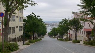 函館の港がよく見えました