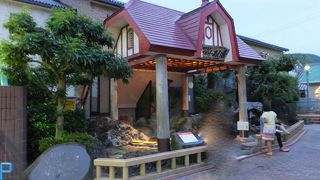 シーボルトの湯の手前