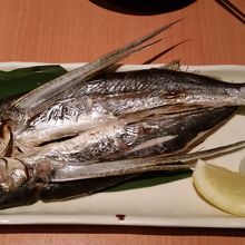 とびうおを塩焼きで！