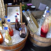 生ジュース。種類豊富。