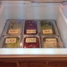 夏のジェラート