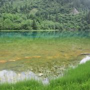 九寨溝の中でも更に透明度の高い湖