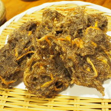 もずくの天ぷら