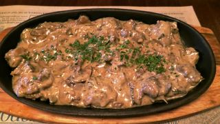 ステーキを堪能♪