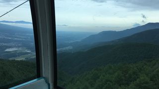 遠くに富士山を望むパノラマ