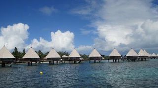 水上コテージがあります