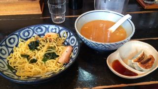 味噌ラーメン風のつけ麺を食べたが