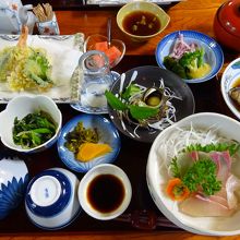 魚尽くしの夕食