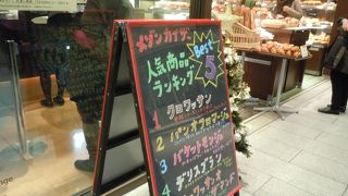 クロワッサンが１番人気？