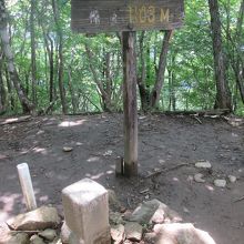 鳴虫山の山頂