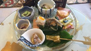 季節感あり美味しい食事