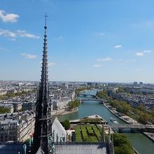 ノートルダムの上からの眺め