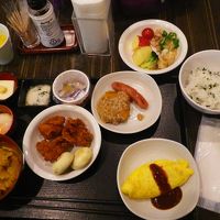 朝食バイキング　出来立てオムレツ好きです