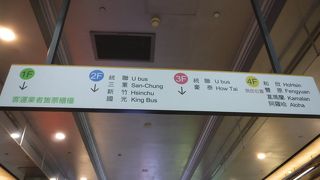 長距離バスでの移動