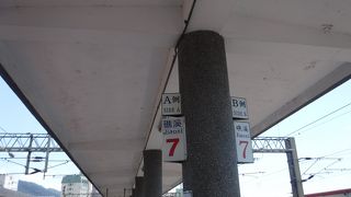 小さいながら便利な駅