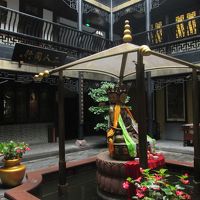 中庭のお釈迦さま