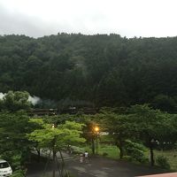 2F山側の部屋からSL