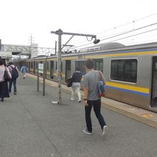 成東駅までは利用者も多い