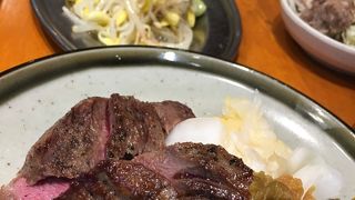 炭焼きの牛タン。