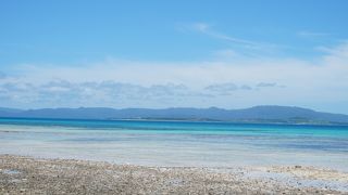 干潮時は島が現れる!?