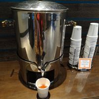 フロントに用意されていたアップルサイダー