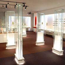 館内の立体的な展示