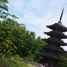 まわりはきれいに整えられています