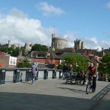 市街地から見たウインザー城