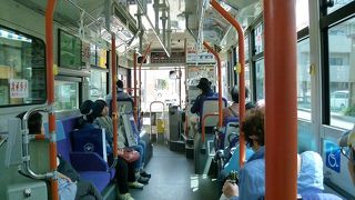 観光地での路線バス、いつも利用しています