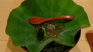 素材の味を生かしたとてもいい店　ミシュラン一つ星だそうだが