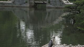 戦前から残る石橋。