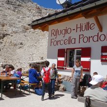 ポルドイ小屋（　）まで下り