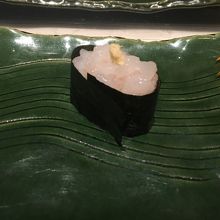 白海老の軍艦巻き