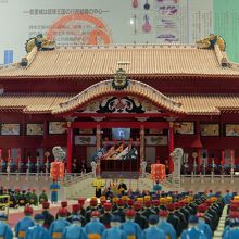 当時の再現ミニチュア