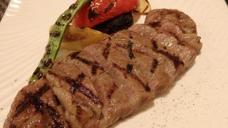 ステーキが美味しかった