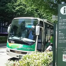 高速バス　降り場