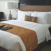 硬さも適度で快適に眠れるベッドでした。